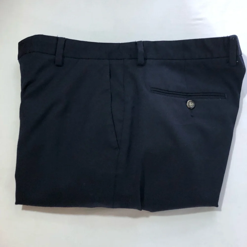 J crew mens ludlow slim fit navy suit pants 32x34 wool blend